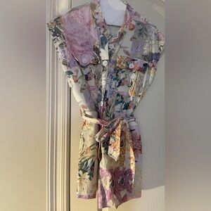 Boutique Romper- Tie Waist/Belted-Dressy Casual